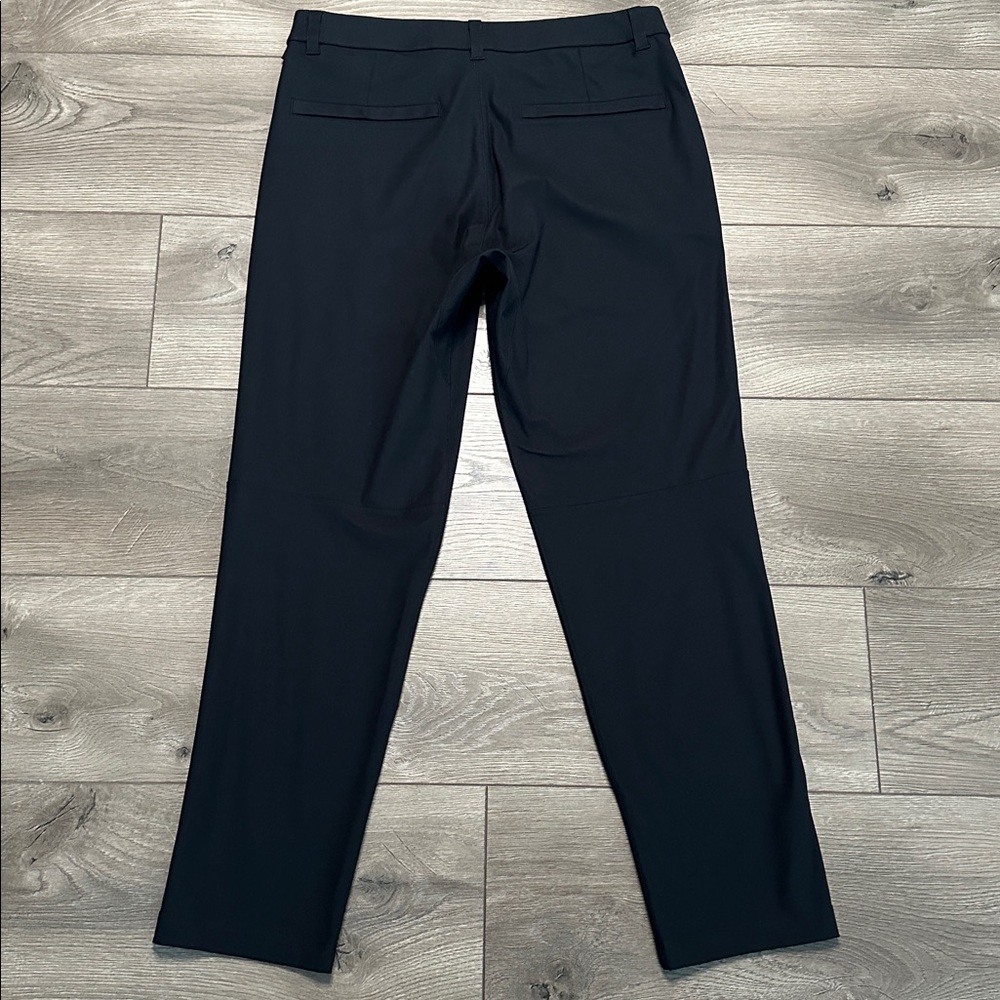 Lululemon 28" Commission Pants Slim Warpstreme Black‎ Office Travel Casual 32 - Picture 5 of 14